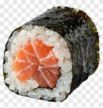 Sushi Roll With Salmon PNG