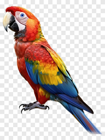 Red Yellow Blue Macaw PNG