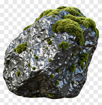 Rock With Moss PNG