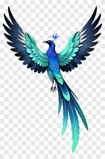 Mythical Phoenix Bird PNG
