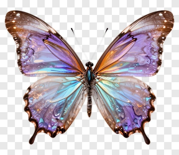 Iridescent Butterfly PNG