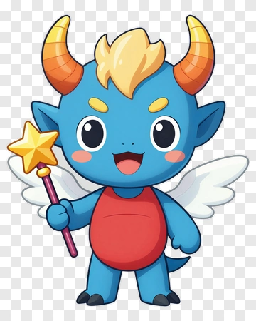 Cute Devil Angel Sprite PNG