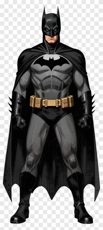 Batman In Classic Costume PNG