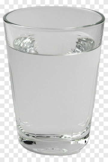 Clear Glass With Water PNG