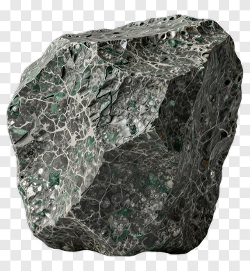 Green And Gray Rock Specimen PNG