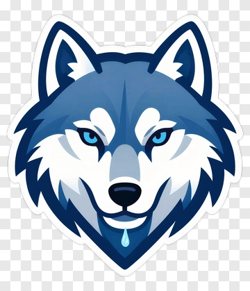 Wolf Head Sticker PNG