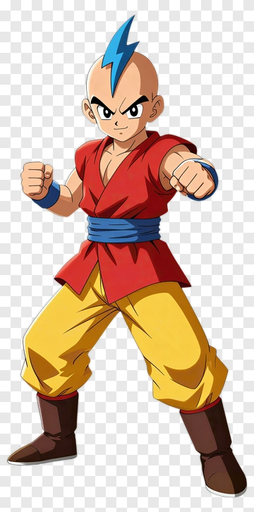 Tien In Fighting Stance PNG