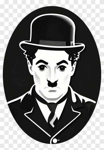Charlie Chaplin Portrait PNG