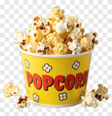 Popcorn In A Yellow Cup PNG
