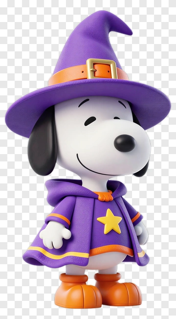 Snoopy In Wizard Costume PNG
