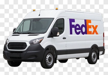 FedEx Van PNG