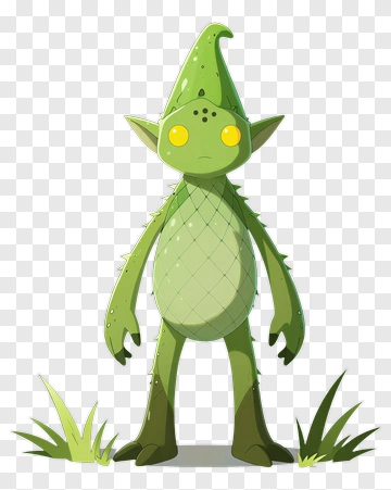 Green Goblin Character PNG