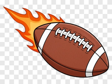 Flaming Football PNG