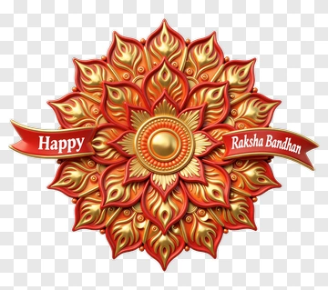 Happy Raksha Bandhan Mandala PNG