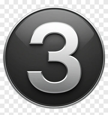Number Three Icon PNG