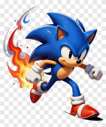 Sonic The Hedgehog Running PNG