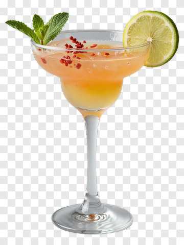 Refreshing Margarita Cocktail PNG