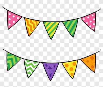 Colorful Festive Banner PNG