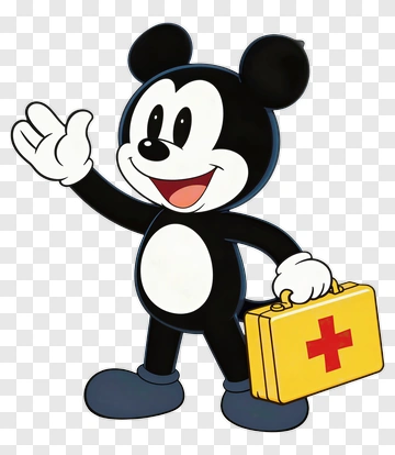 Friendly Bear Doctor With First Aid Kit PNG