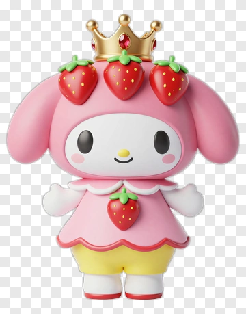 My Melody Strawberry Crown PNG
