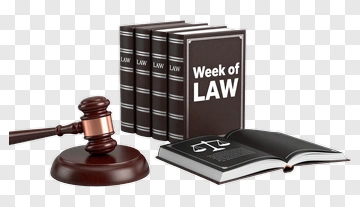 Gavel And Law Books For Legal Week PNG