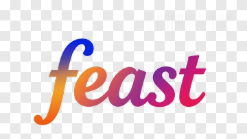 Feast Text Design PNG