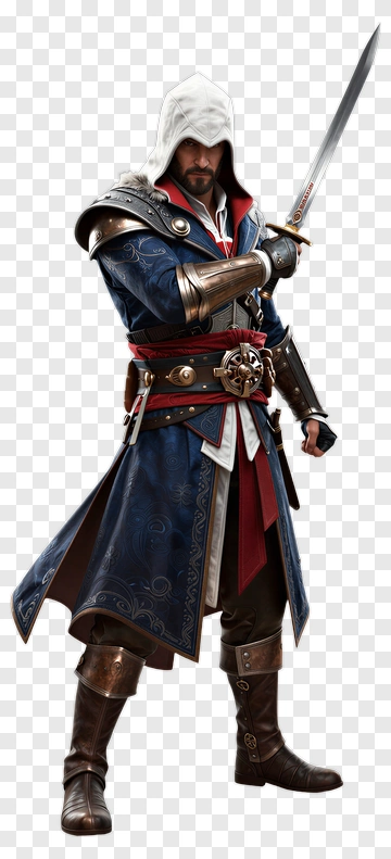 Assassin With Sword PNG