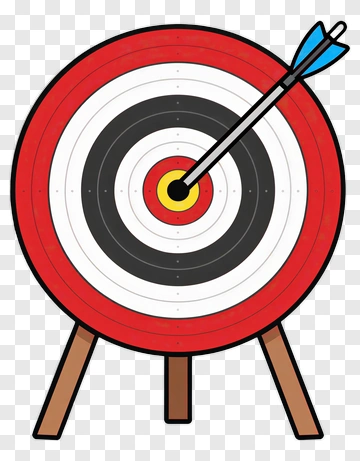 Target With Arrow In Center PNG