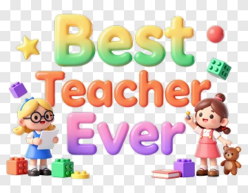 Best Teacher Ever PNG