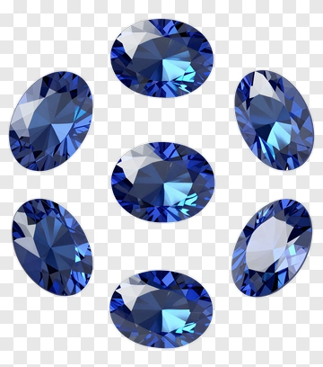 Blue Sapphire Gemstones PNG