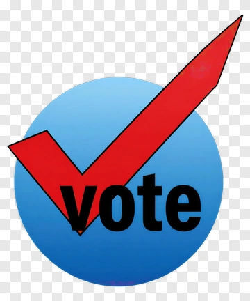 Vote Symbol With Red Checkmark PNG