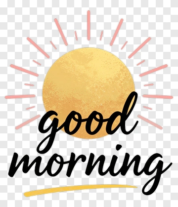 Good Morning Sun PNG