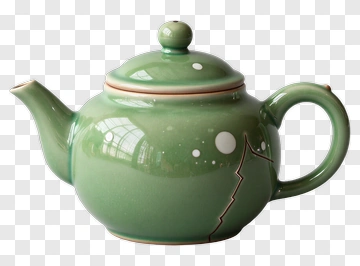 Green Teapot PNG