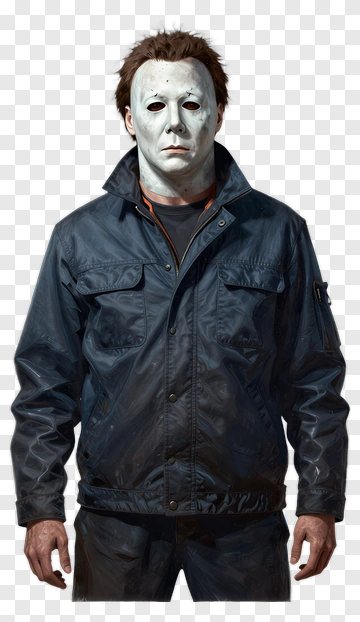 Michael Myers In Dark Jacket PNG