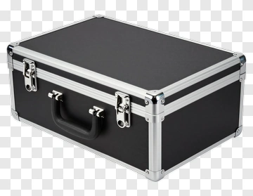 Black And Silver Tool Case PNG