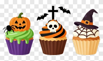 Halloween Cupcakes PNG