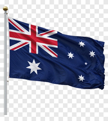 Australian Flag Waving PNG