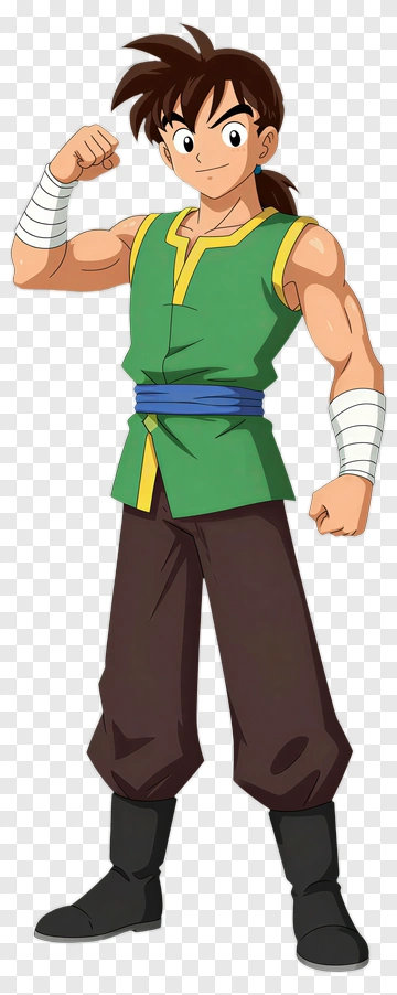 Anime Fighter Character PNG