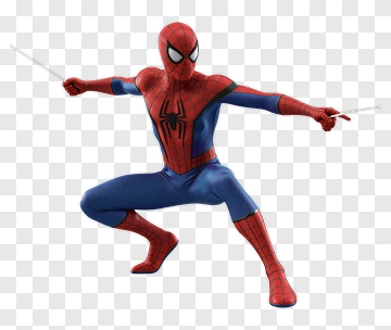 Spider-Man In Action Pose PNG