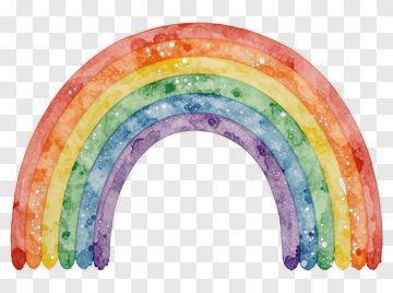 Watercolor Rainbow PNG