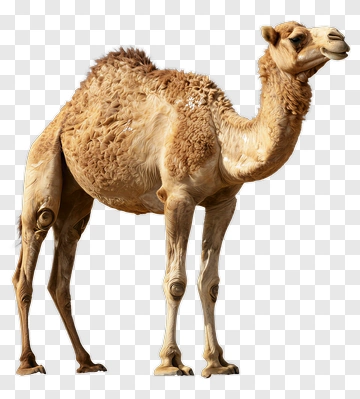 Camel Standing In Desert PNG