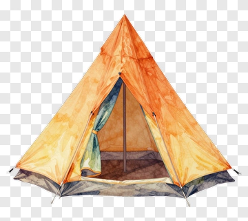 Watercolor Tent PNG