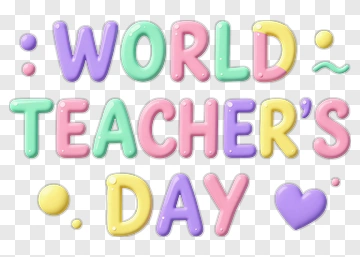 World Teacher's Day Celebration PNG