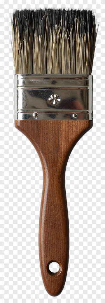 Paintbrush With Wooden Handle PNG