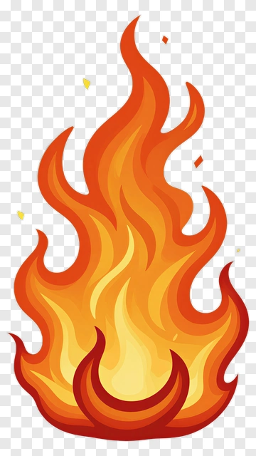 Cartoon Fire PNG