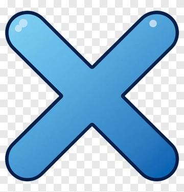 Blue Cross Icon PNG