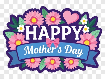 Happy Mother's Day Design PNG