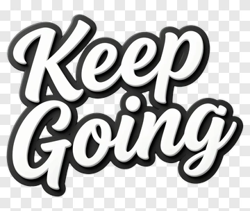 Keep Going PNG