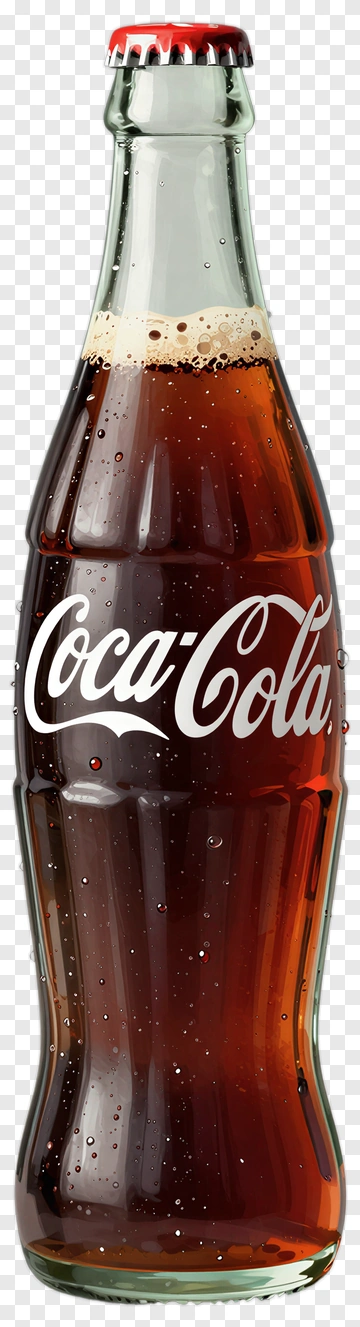 Coca-Cola Bottle With Condensation PNG