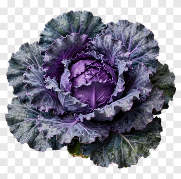 Purple Cabbage PNG